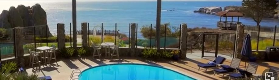 Inn at the Cove pergola pool